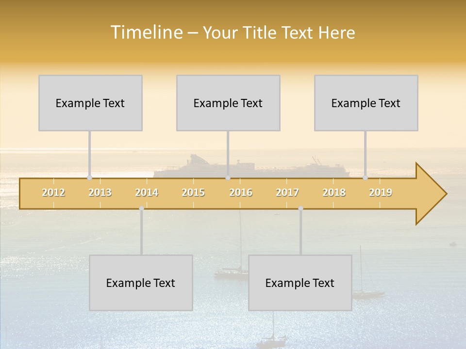 Sunrise Horizon Getaway PowerPoint Template