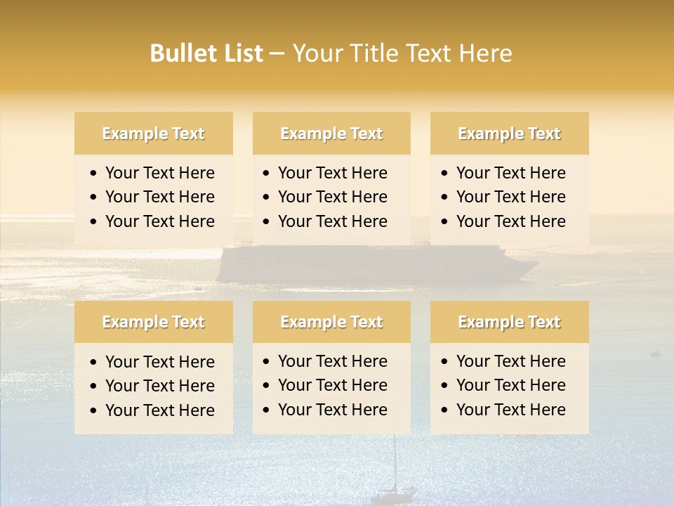 Sunrise Horizon Getaway PowerPoint Template