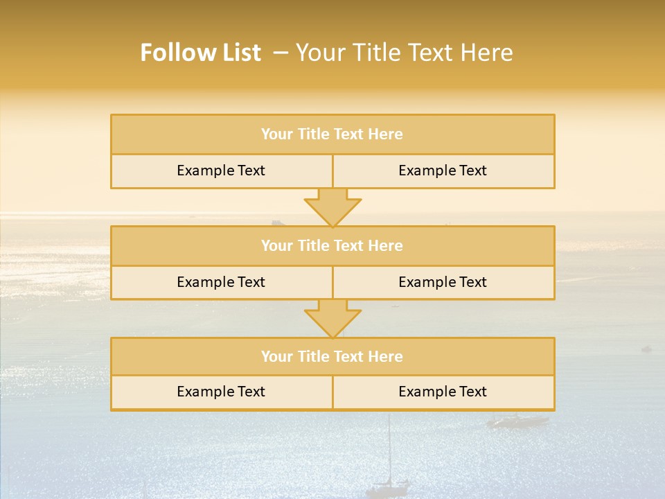 Sunrise Horizon Getaway PowerPoint Template