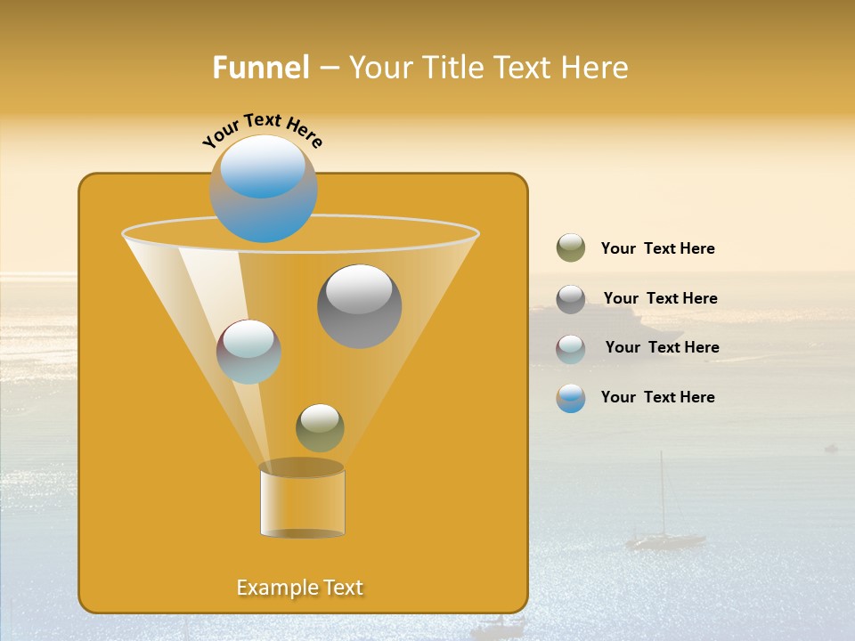 Sunrise Horizon Getaway PowerPoint Template