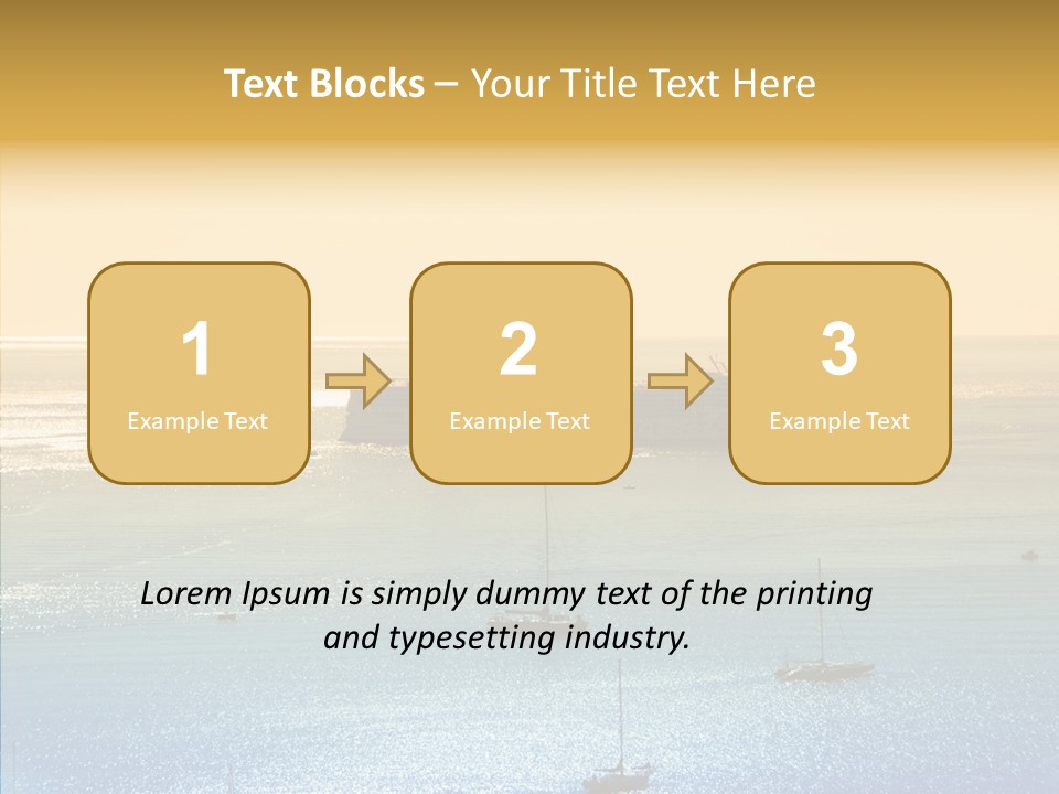 Sunrise Horizon Getaway PowerPoint Template