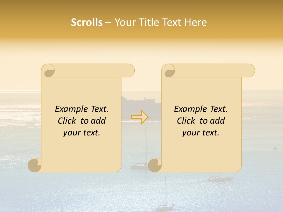Sunrise Horizon Getaway PowerPoint Template