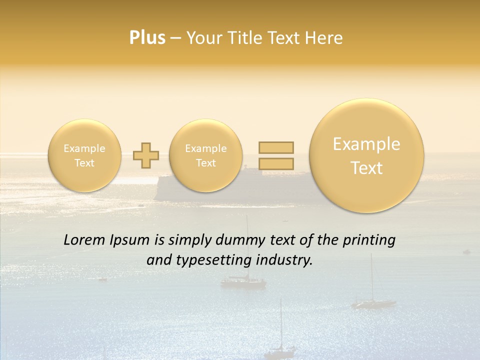 Sunrise Horizon Getaway PowerPoint Template