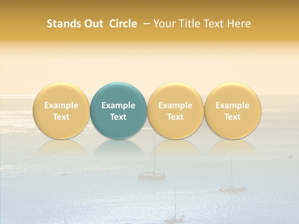 Sunrise Horizon Getaway PowerPoint Template