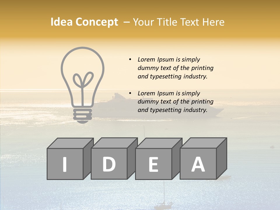 Sunrise Horizon Getaway PowerPoint Template