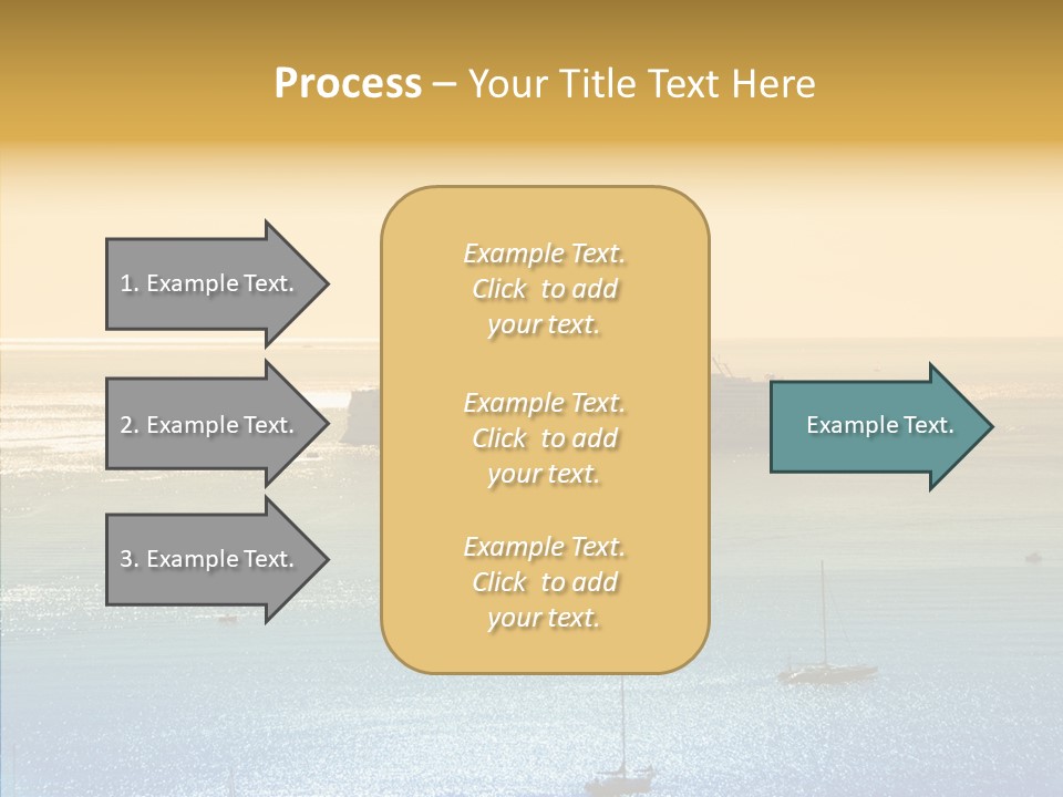 Sunrise Horizon Getaway PowerPoint Template