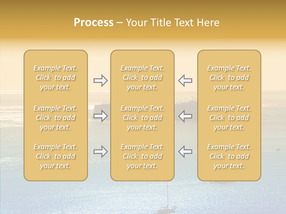 Sunrise Horizon Getaway PowerPoint Template