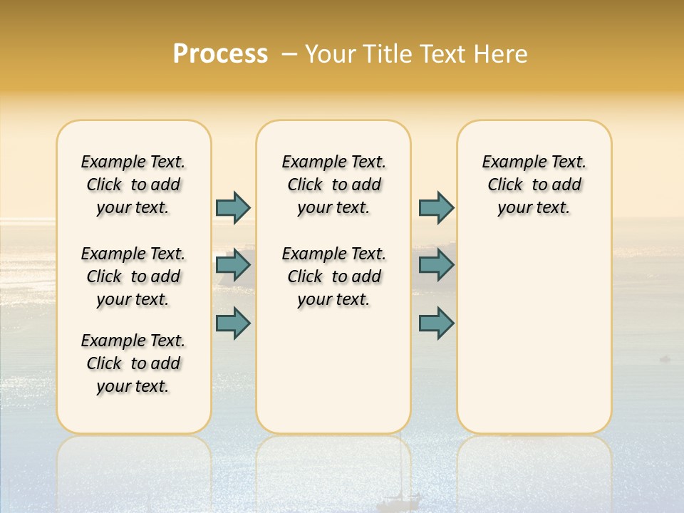 Sunrise Horizon Getaway PowerPoint Template