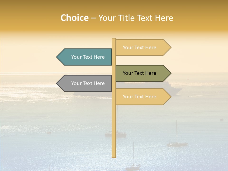 Sunrise Horizon Getaway PowerPoint Template