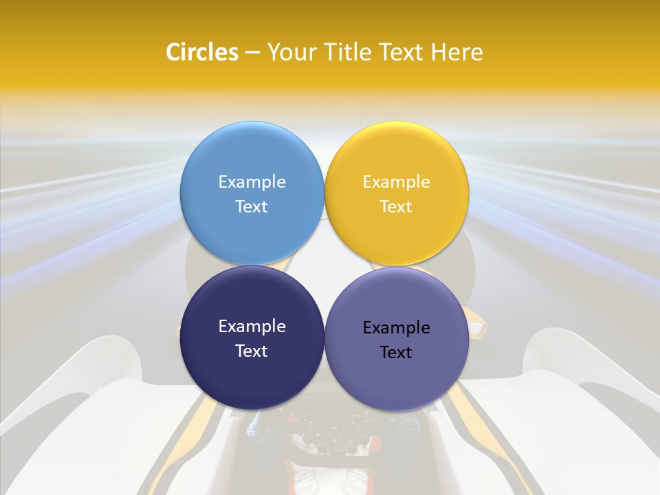 Bolide Fire Ball Stripped PowerPoint Template