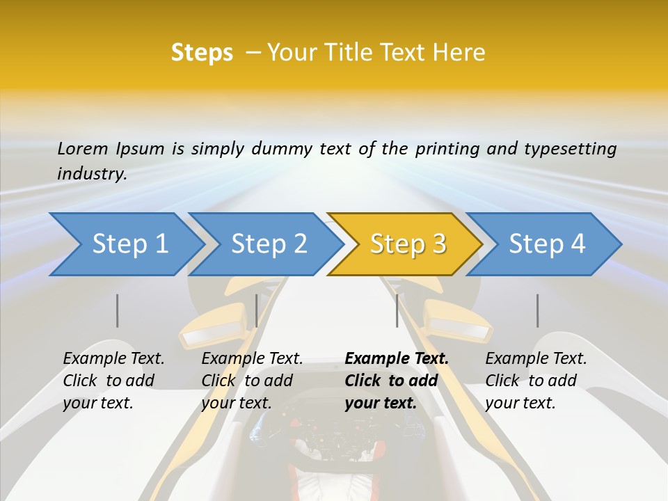 Bolide Fire Ball Stripped PowerPoint Template
