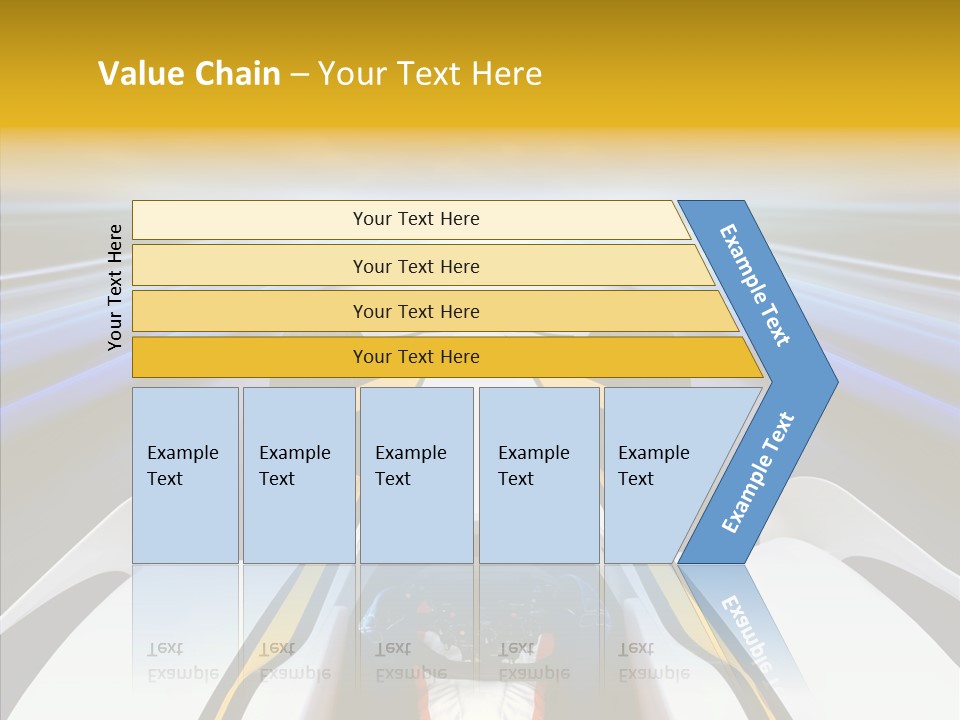 Bolide Fire Ball Stripped PowerPoint Template