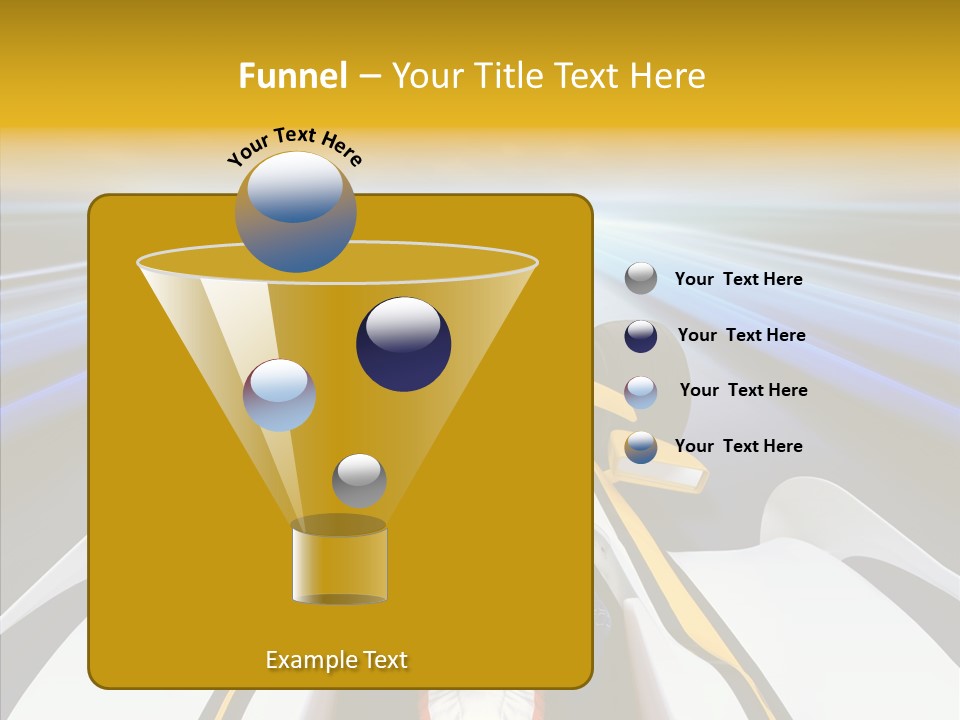 Bolide Fire Ball Stripped PowerPoint Template