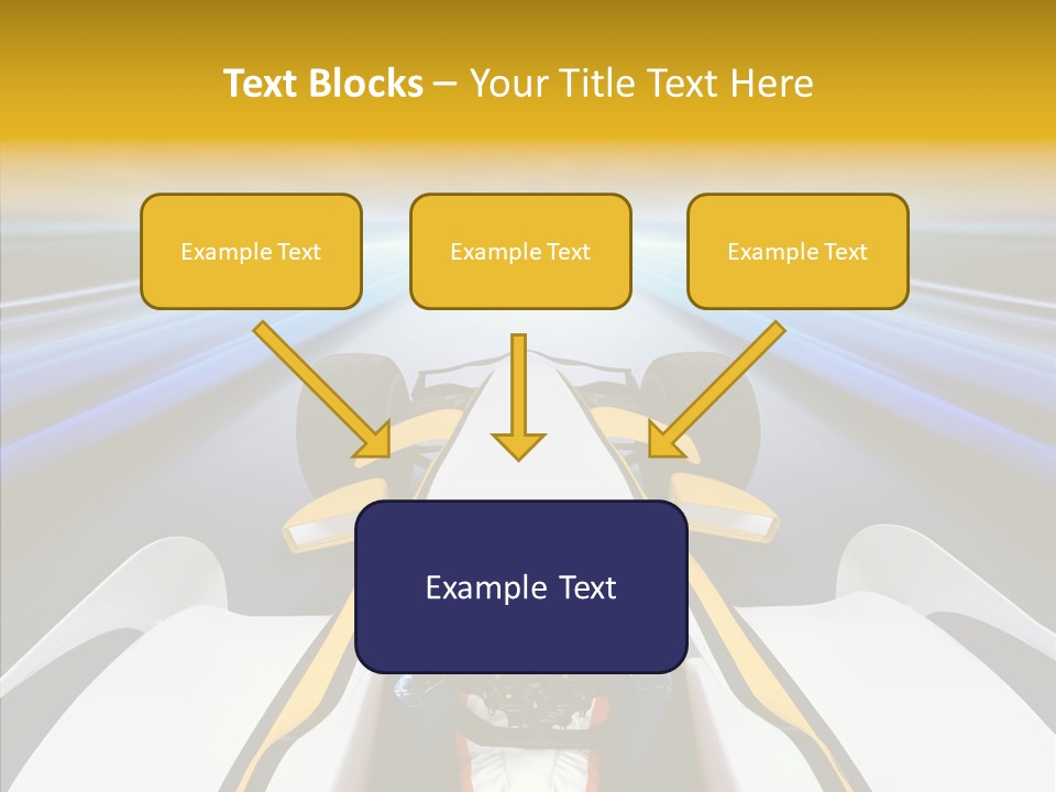 Bolide Fire Ball Stripped PowerPoint Template