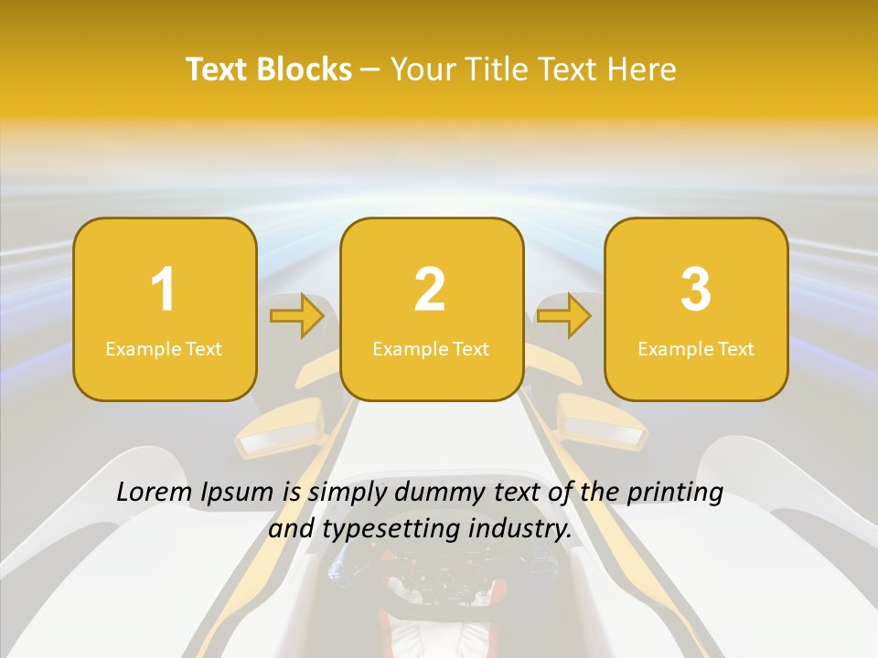 Bolide Fire Ball Stripped PowerPoint Template