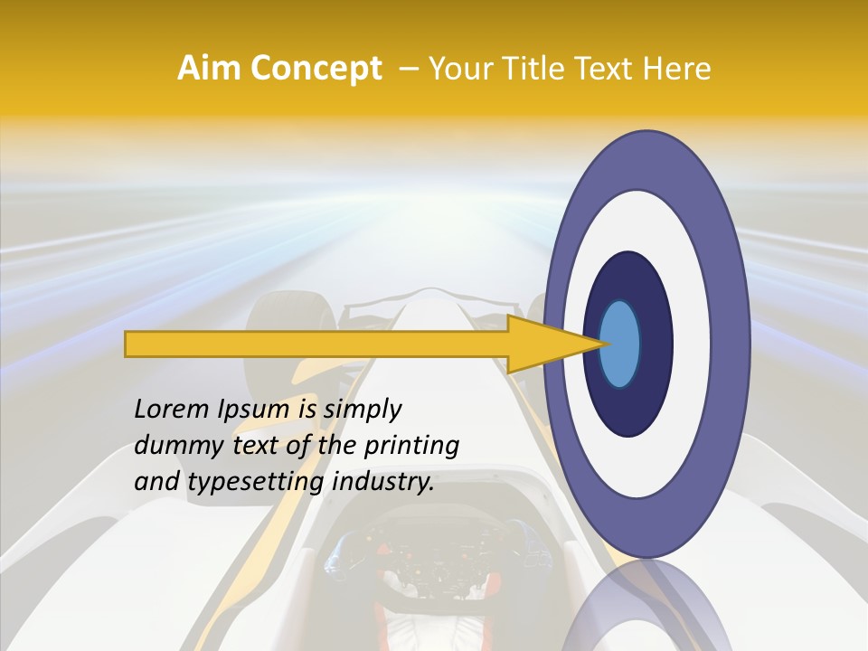 Bolide Fire Ball Stripped PowerPoint Template