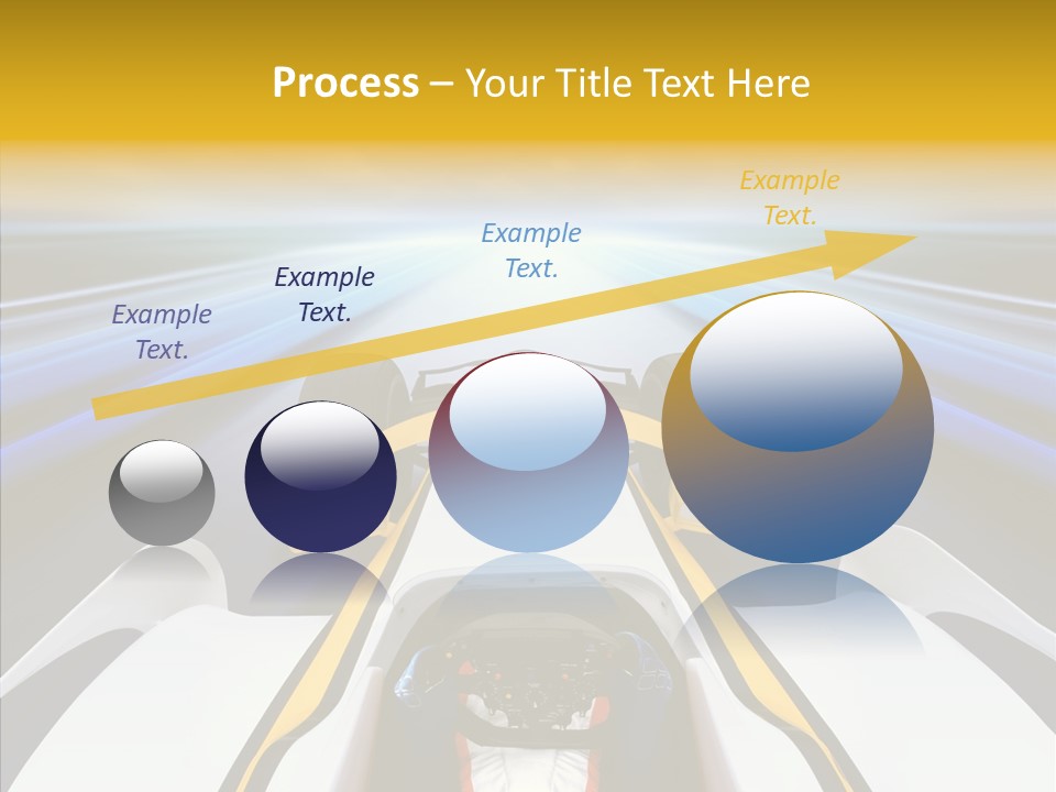 Bolide Fire Ball Stripped PowerPoint Template