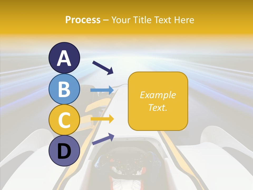 Bolide Fire Ball Stripped PowerPoint Template