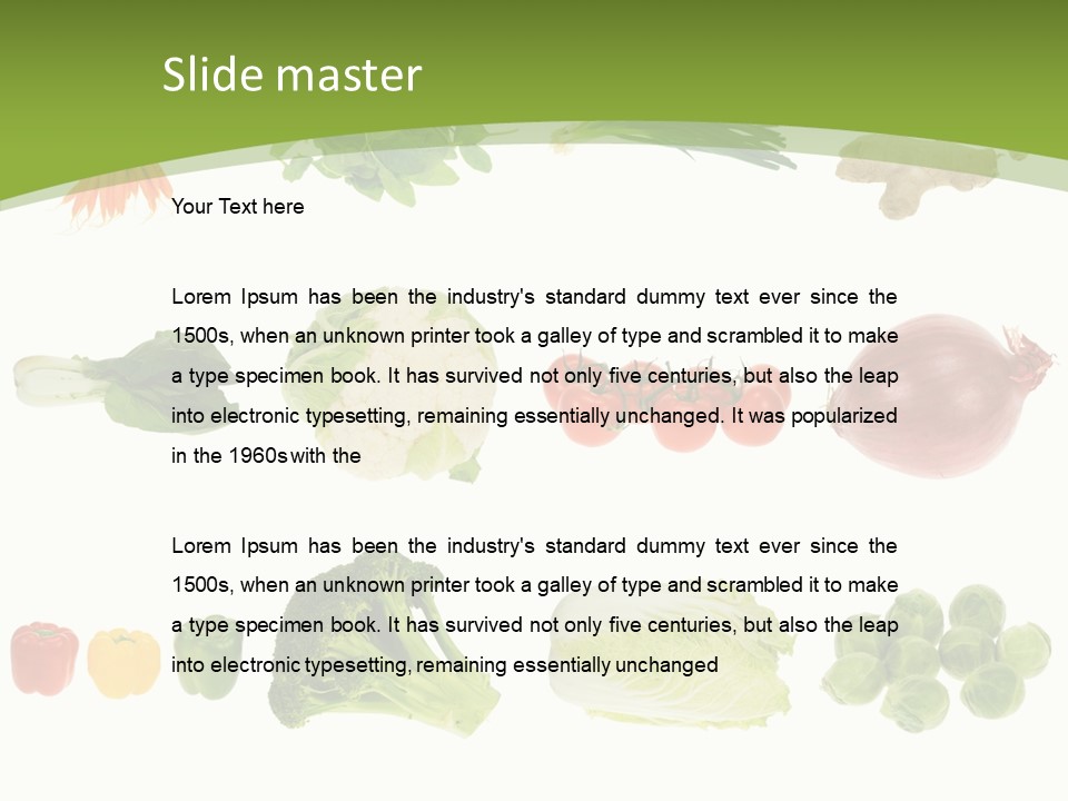 Collection Onion Group PowerPoint Template