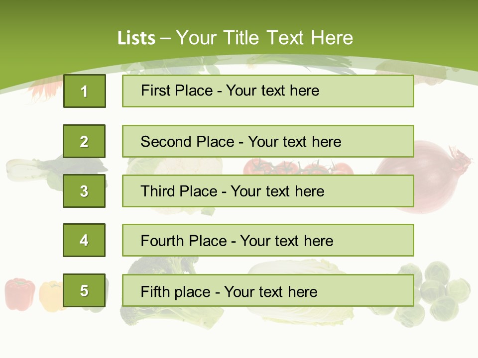 Collection Onion Group PowerPoint Template