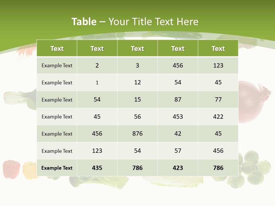 Collection Onion Group PowerPoint Template
