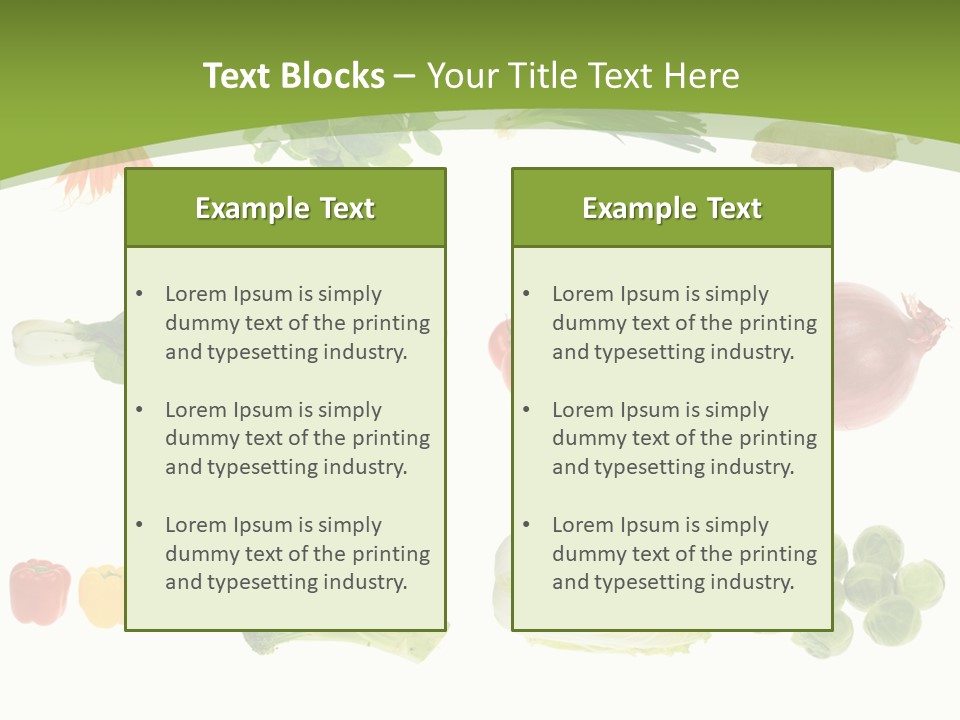 Collection Onion Group PowerPoint Template