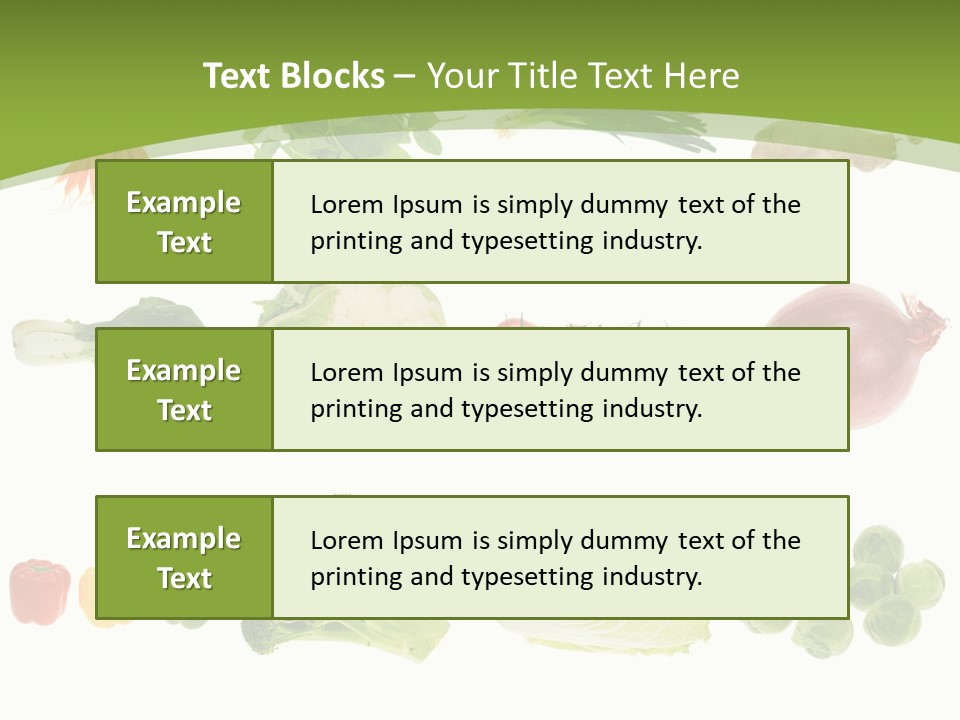 Collection Onion Group PowerPoint Template