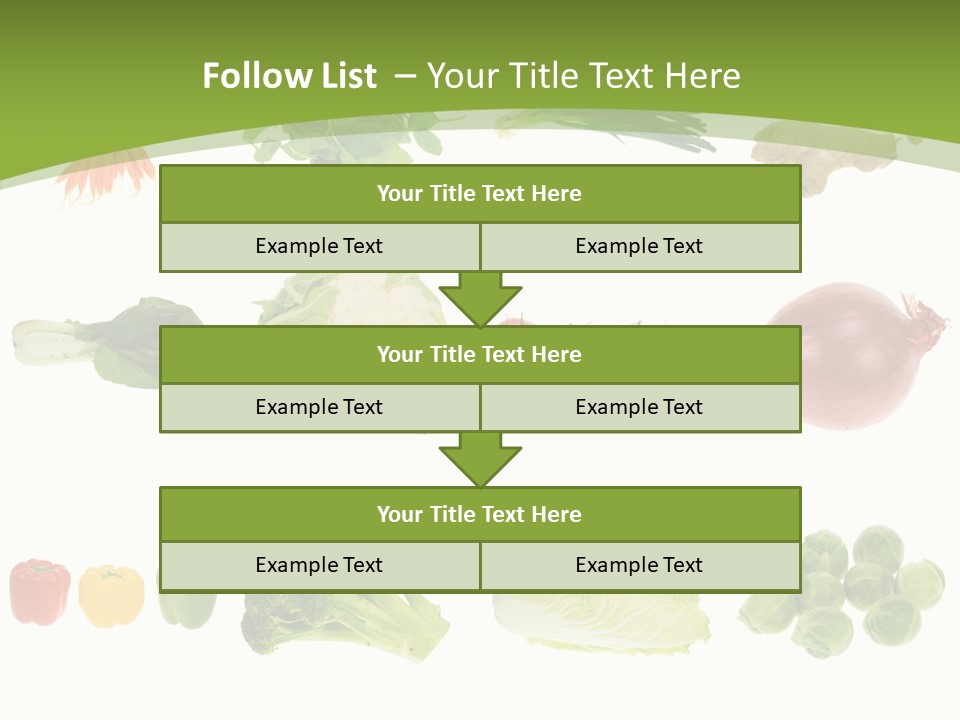 Collection Onion Group PowerPoint Template
