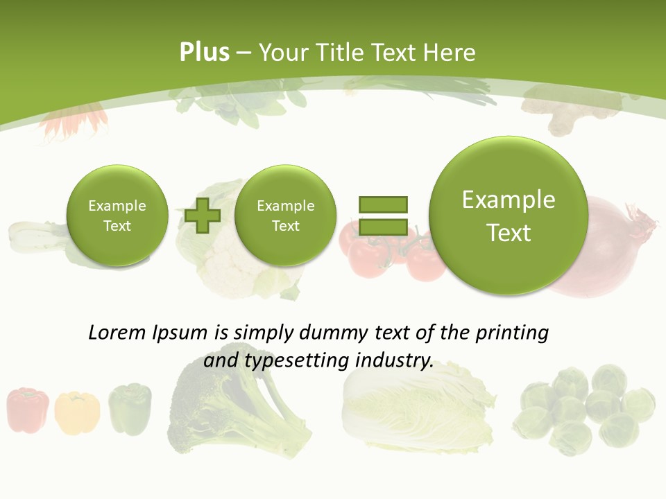 Collection Onion Group PowerPoint Template