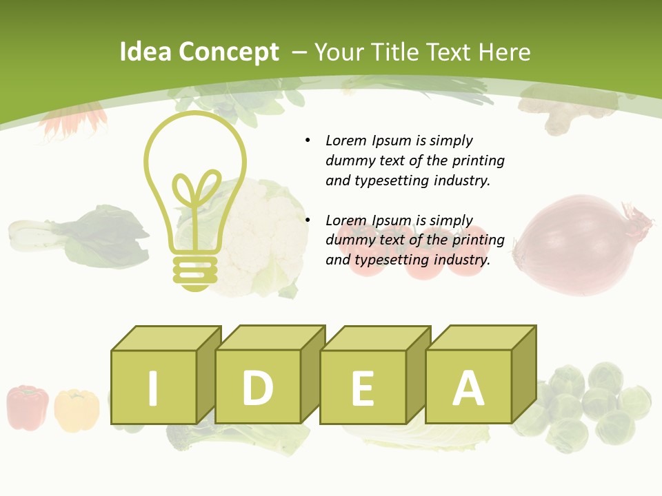 Collection Onion Group PowerPoint Template