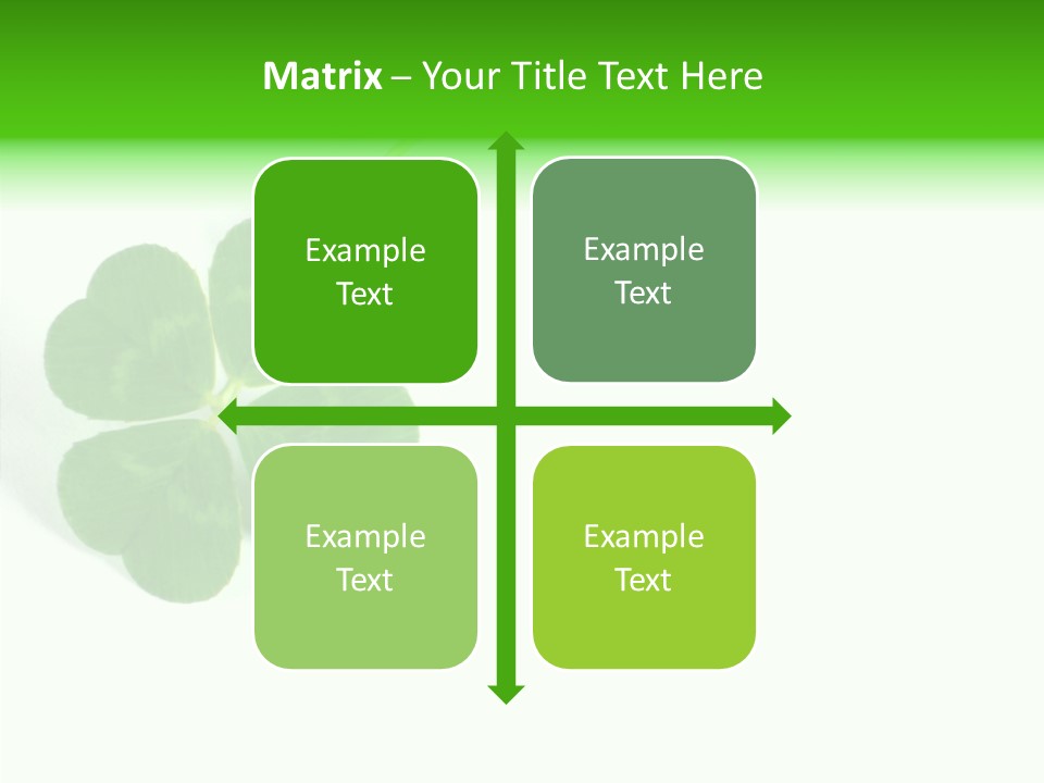 Traditional Luck Leafed PowerPoint Template