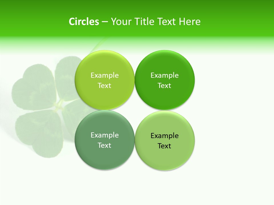 Traditional Luck Leafed PowerPoint Template