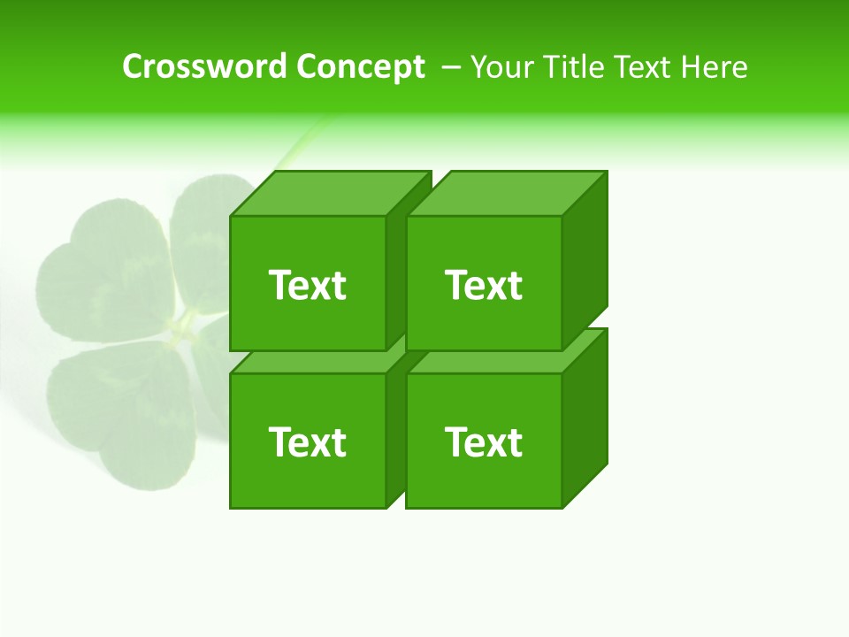 Traditional Luck Leafed PowerPoint Template