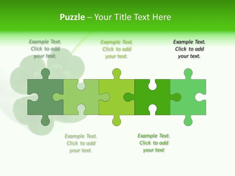 Traditional Luck Leafed PowerPoint Template