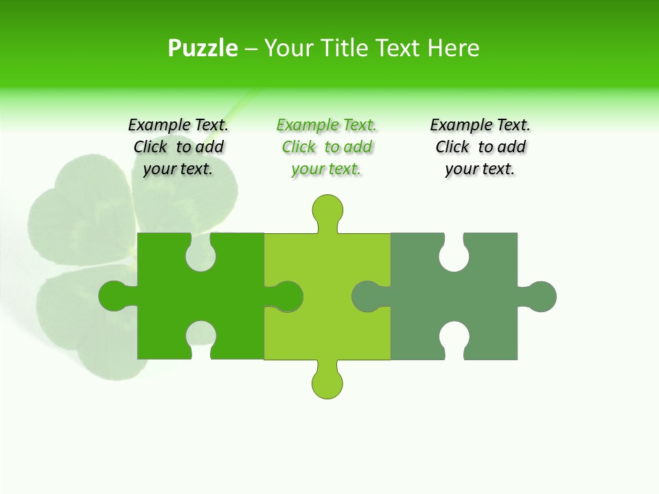 Traditional Luck Leafed PowerPoint Template