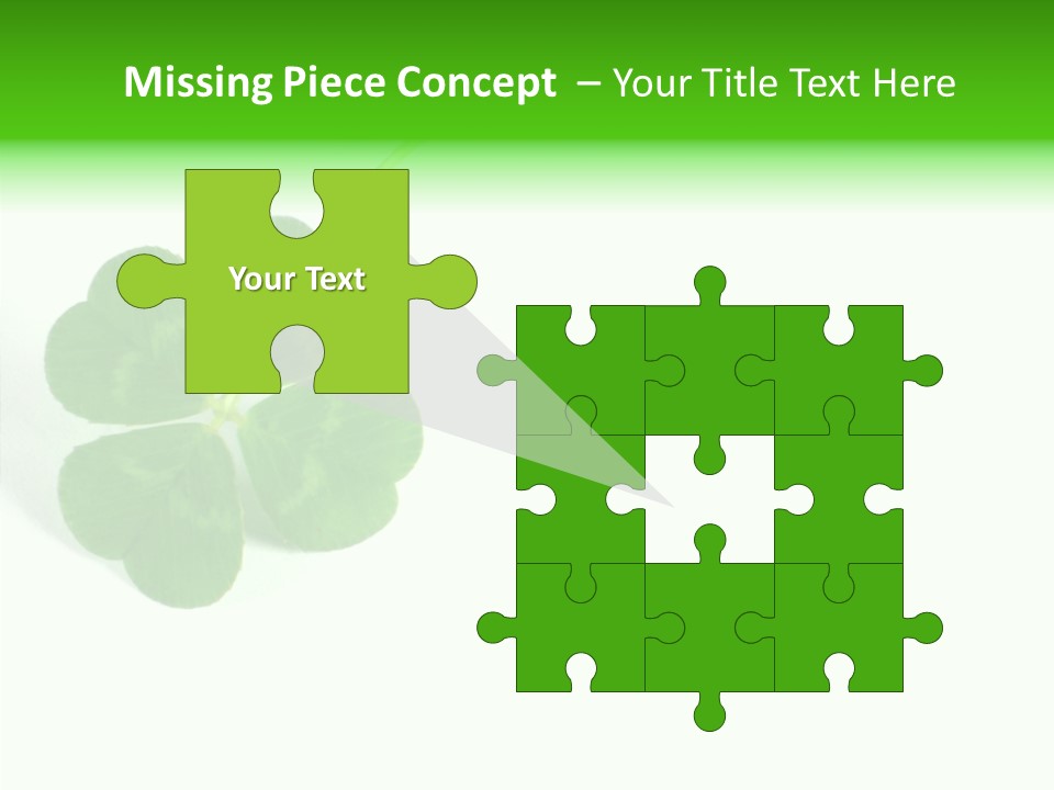 Traditional Luck Leafed PowerPoint Template