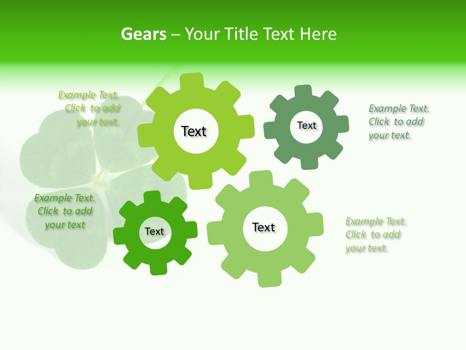 Traditional Luck Leafed PowerPoint Template