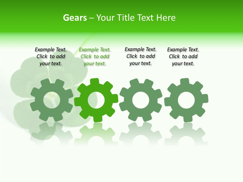 Traditional Luck Leafed PowerPoint Template