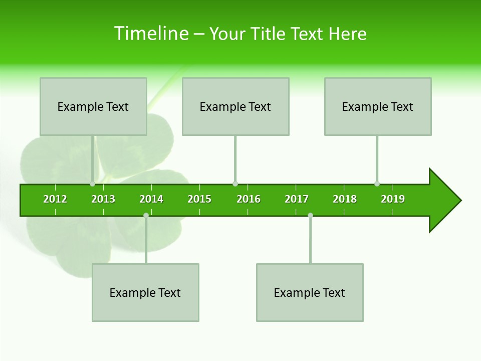 Traditional Luck Leafed PowerPoint Template