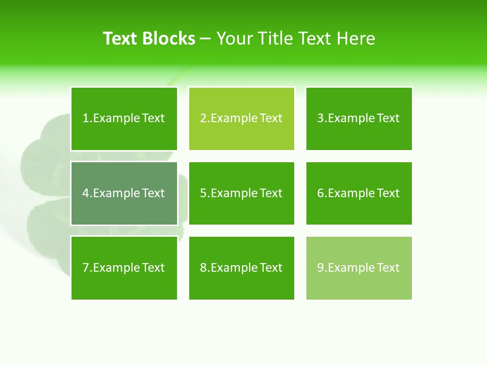 Traditional Luck Leafed PowerPoint Template