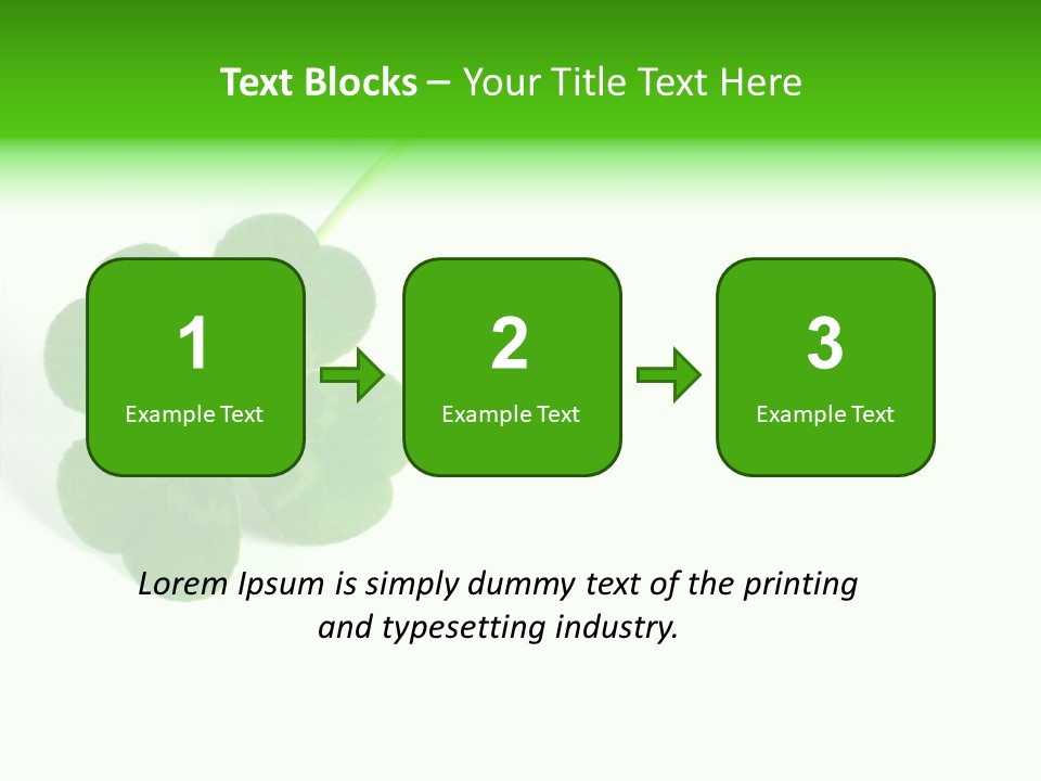 Traditional Luck Leafed PowerPoint Template