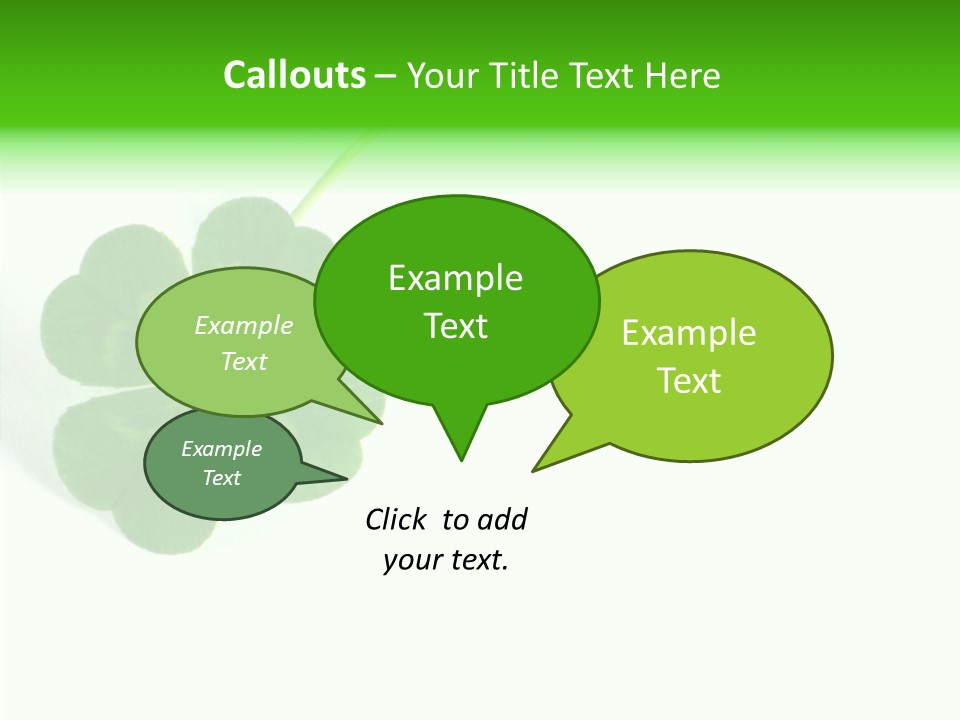 Traditional Luck Leafed PowerPoint Template