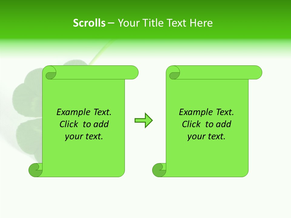 Traditional Luck Leafed PowerPoint Template
