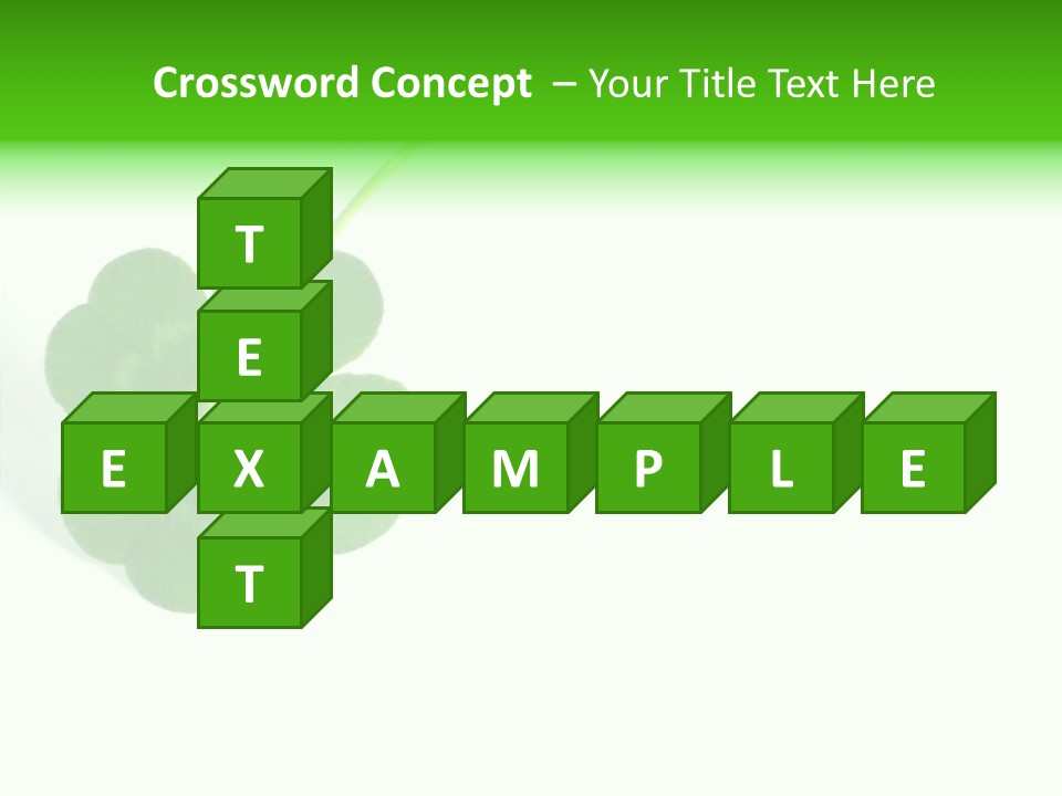 Traditional Luck Leafed PowerPoint Template