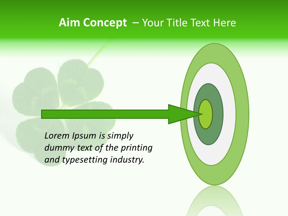 Traditional Luck Leafed PowerPoint Template