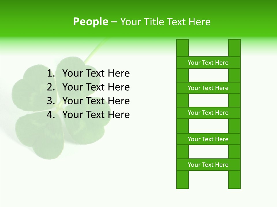 Traditional Luck Leafed PowerPoint Template