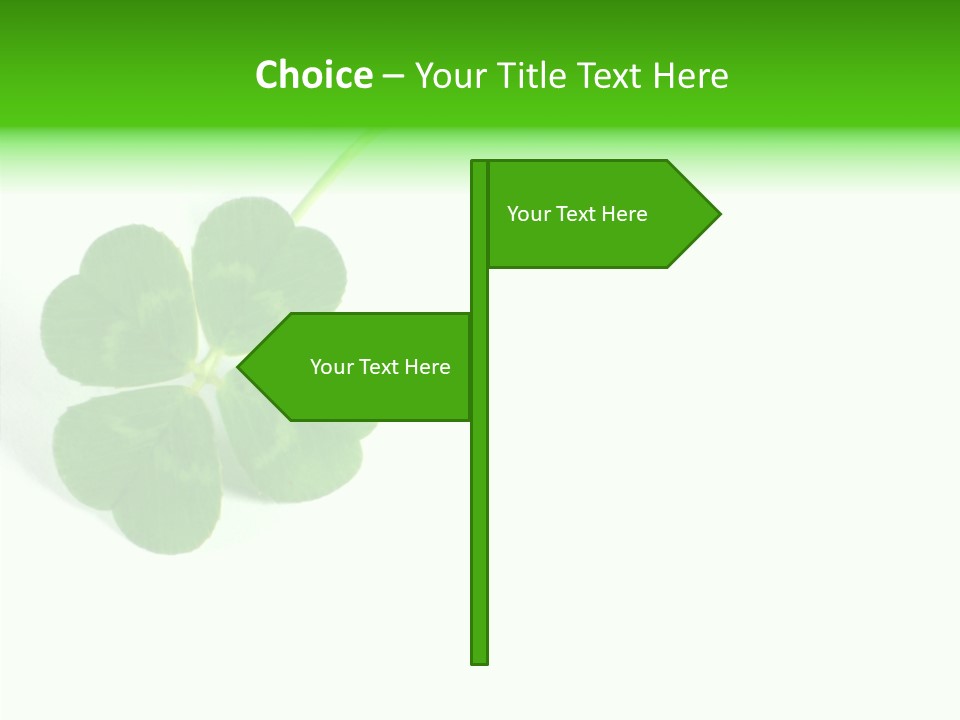 Traditional Luck Leafed PowerPoint Template