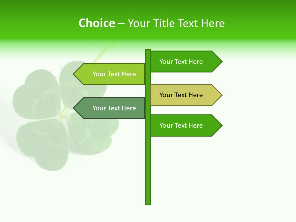 Traditional Luck Leafed PowerPoint Template