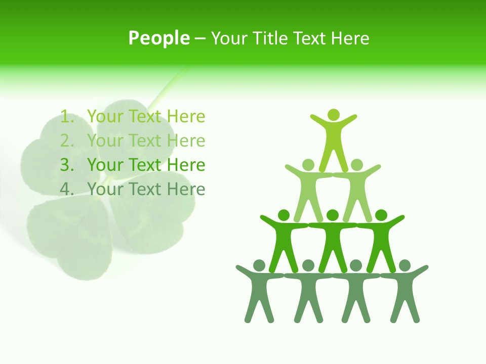 Traditional Luck Leafed PowerPoint Template