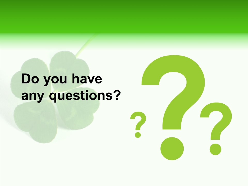 Traditional Luck Leafed PowerPoint Template